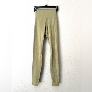 Lululemon Leggings Womens High Rise Yoga 25" Rosemary Green Yoga size 2